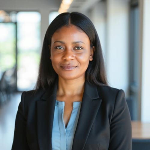 Headshot of Martine Mbiaka, NP
