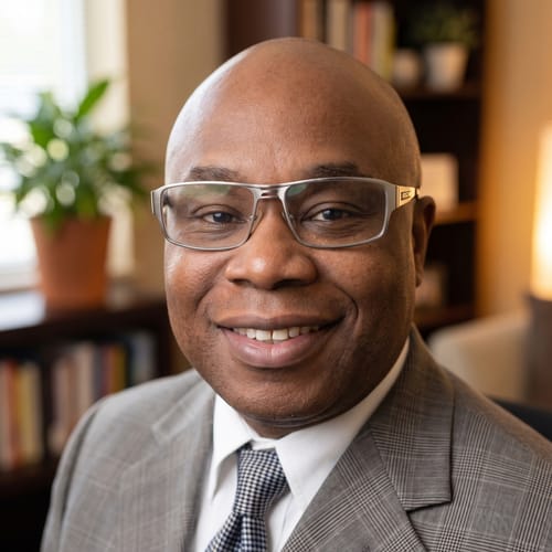 Headshot of Fidelis Nwaki, NP