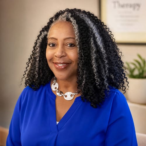Headshot of Pamela Blanks, LMSW