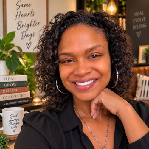 Headshot of April Baerga-Scruggs, LMSW