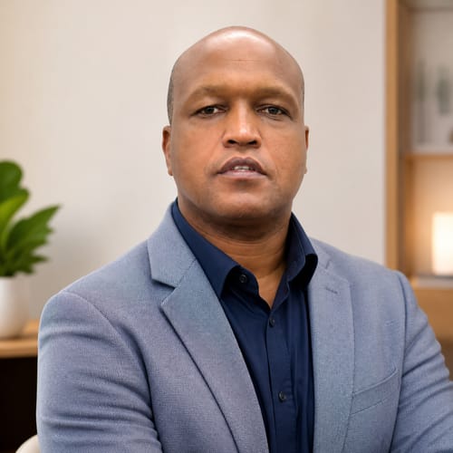 Headshot of Peter Kamande, APRN