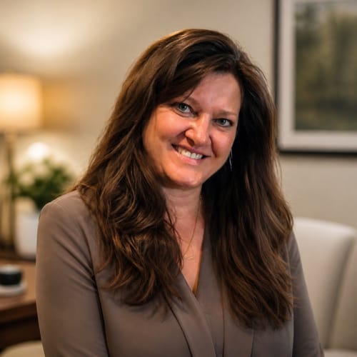 Headshot of Renee Prueitt, LMFT