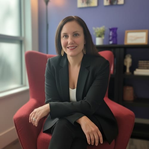 Headshot of Katherine Vozar, LPC
