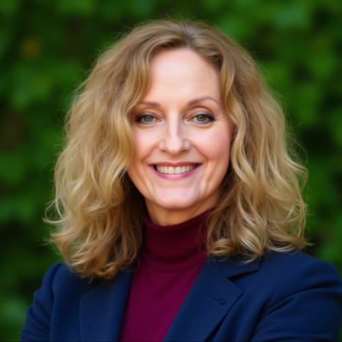 Headshot of Bernadette Roumbos, LPC