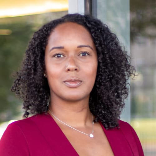 Headshot of Enjoli Harrington, LMSW