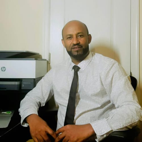 Headshot of Zekarias Abessa, APRN
