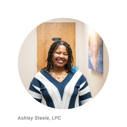 Headshot of Ashley Steele, LPC