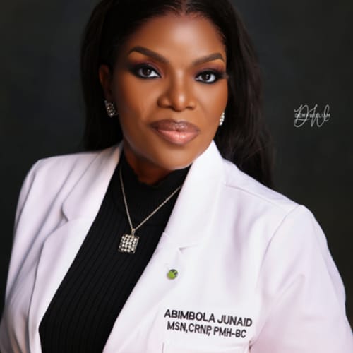 Headshot of Abimbola Junaid, APRN