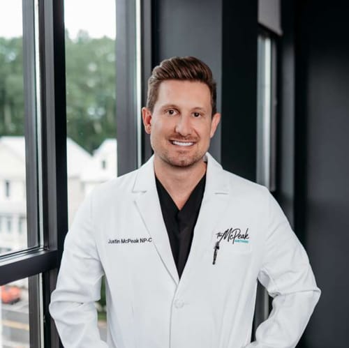 Headshot of Justin McPeak, APRN