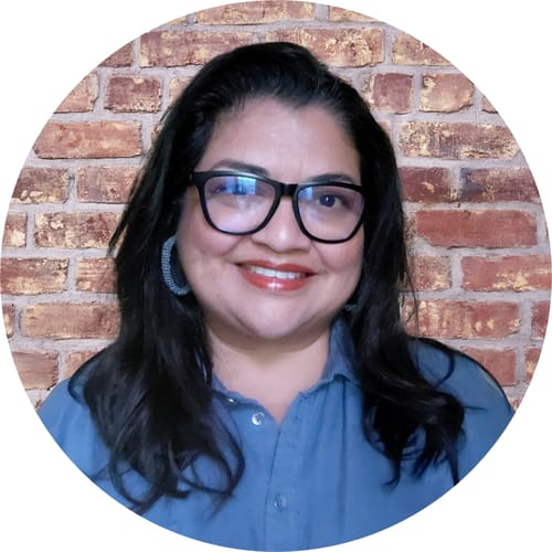 Headshot of Alma Cervantes-Aleman, LPC