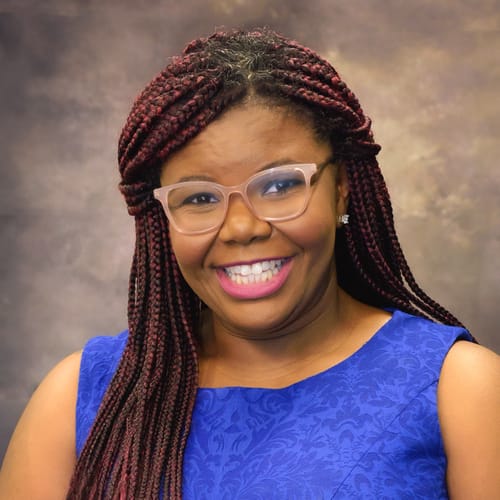 Headshot of Ashleigh Dennis-Silas, LPC