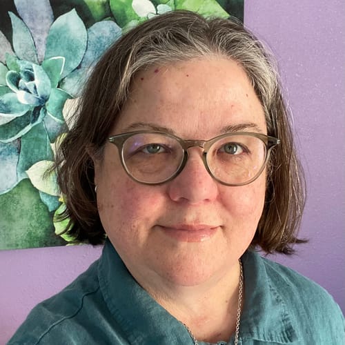 Headshot of Mona Bernhardt, LCSW
