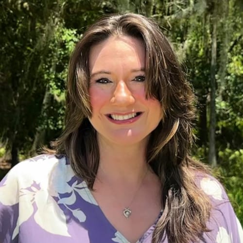 Headshot of April Bieber, LPC