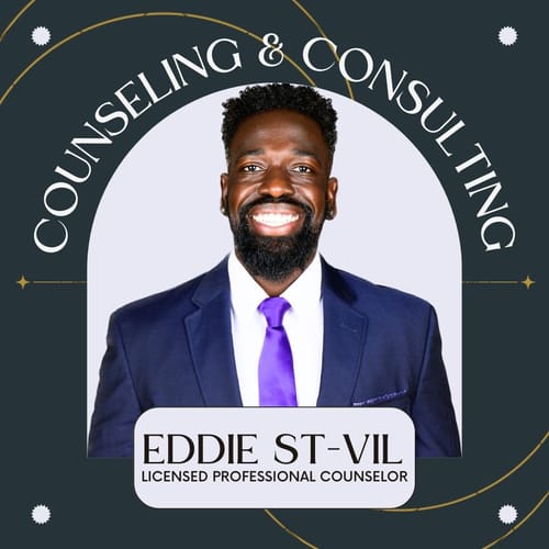 Headshot of Eddie St-Vil, LPC