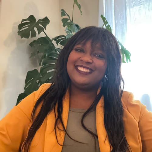 Headshot of Jazzmin Grigsby, LCSW