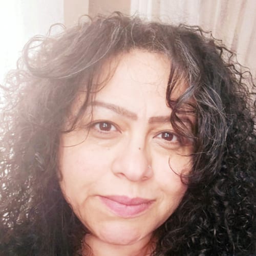 Headshot of Sherin Ahmed, LCSW