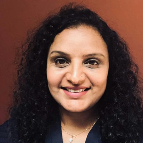 Headshot of Jaithra Jayakrishnan, LPC