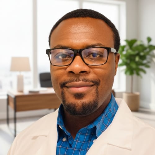 Headshot of Christian Nkenglefac, APRN_CNS