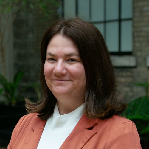 Headshot of Caroline Horrigan-Maurer, LCSW