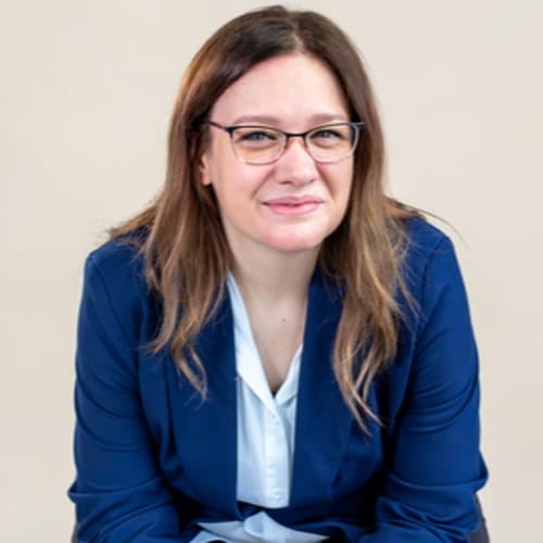 Headshot of Sarah Stewart, LCPC