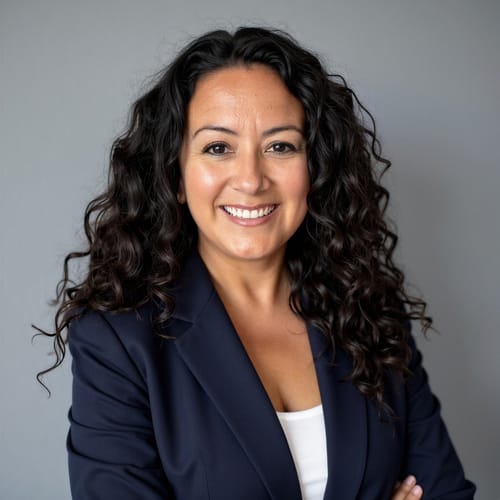 Headshot of Karen Aizaga, CP