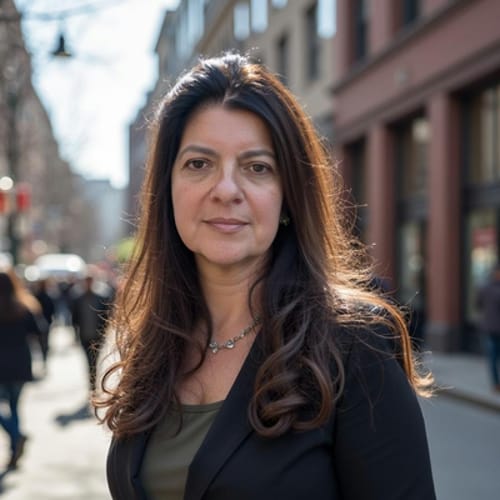 Headshot of Maria Plazas, LCSW