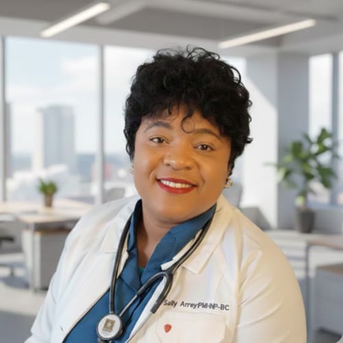 Headshot of Sally Arrey, APRN