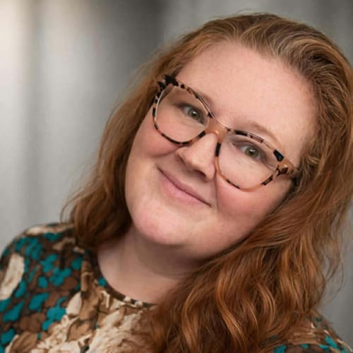 Headshot of Rhea Caudill, LMFT