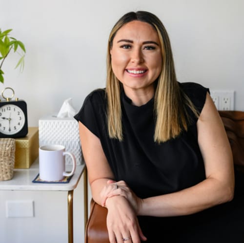 Headshot of Carli Streich, LPC