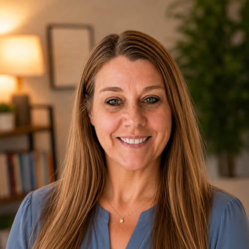 Headshot of Angela Hapgood, LPC