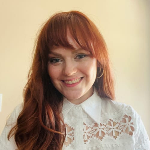 Headshot of Caroline Schwenke-Guzman, LPC