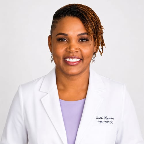 Headshot of Ruth Nyasimi, APRN