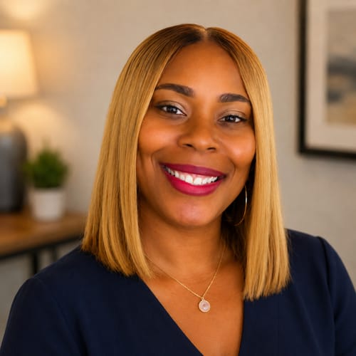 Headshot of Sheena Montgomery, LMFT