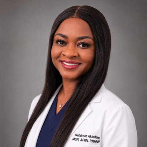 Headshot of Wulaimot Akindele, APRN