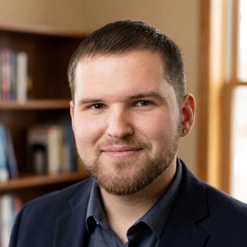 Headshot of Chase Bouschor, LMSW