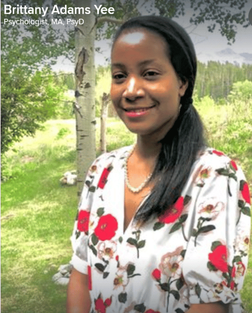 Headshot of Brittany Adams Yee, PSYCHOLOGIST