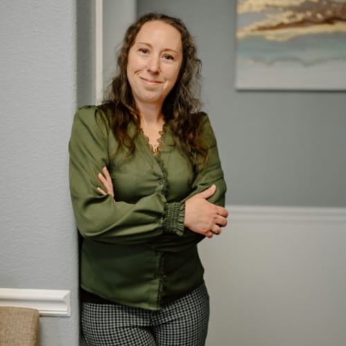 Headshot of Andrea Thoms, CPC