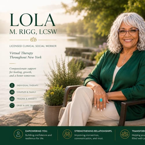 Headshot of Lola Rigg, LCSW