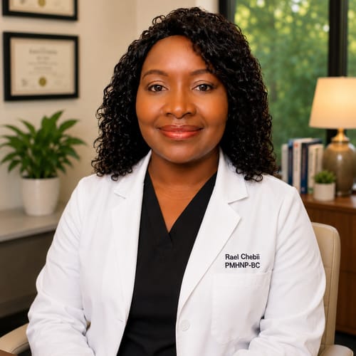 Headshot of Rael Chebii, APRN