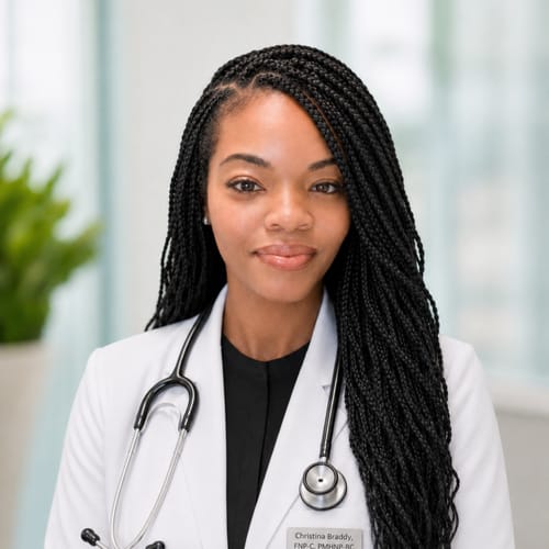 Headshot of Christina Braddy, APRN
