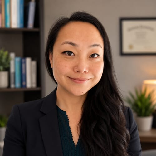 Headshot of Jing Schacht, LPC