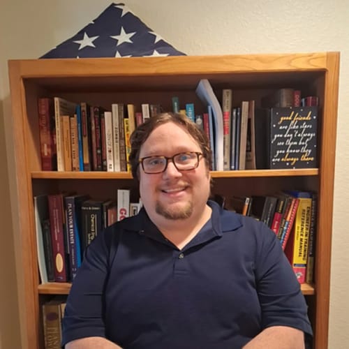 Headshot of Jamison Medcalf, LMFT