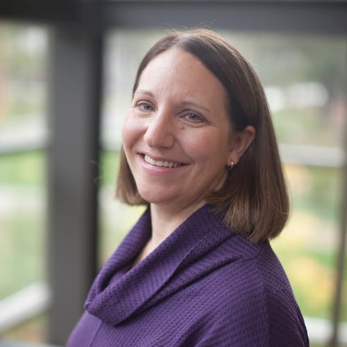 Headshot of Karen Mueller, LCPC