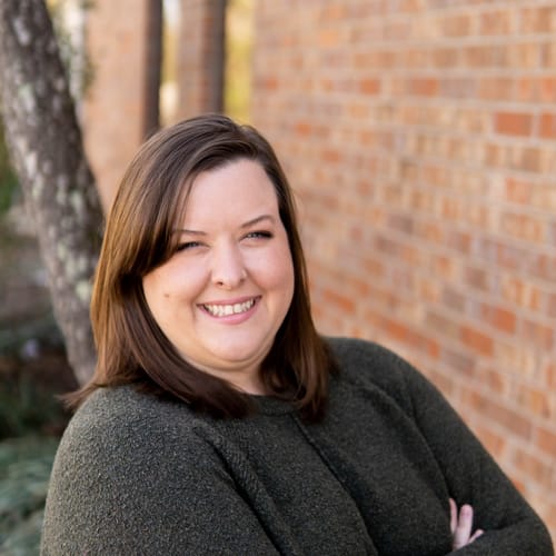 Headshot of Ashley Sharpe, LPCMHSP