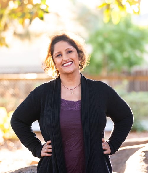 Headshot of Simran Virdee, LMFT