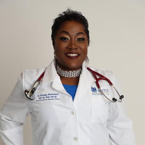 Headshot of Rosalyn McFarland, APRN_FPA